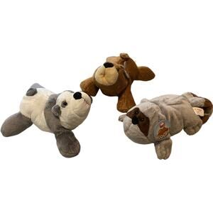 Set 3 Gund Scoops 8" Plush Stuffed Animals Panda Bear Raccoon Bailey Riker NWT